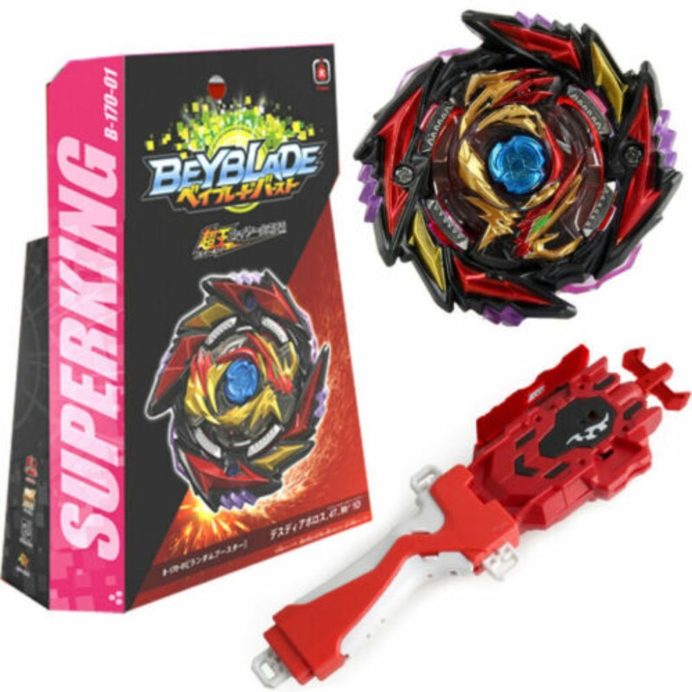 FREE*❤️new Flame Beyblade Burst B-170-01 Superking Death Diabolos 4T. Mr' 1D